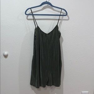 Green Ribbed Romper from miss love